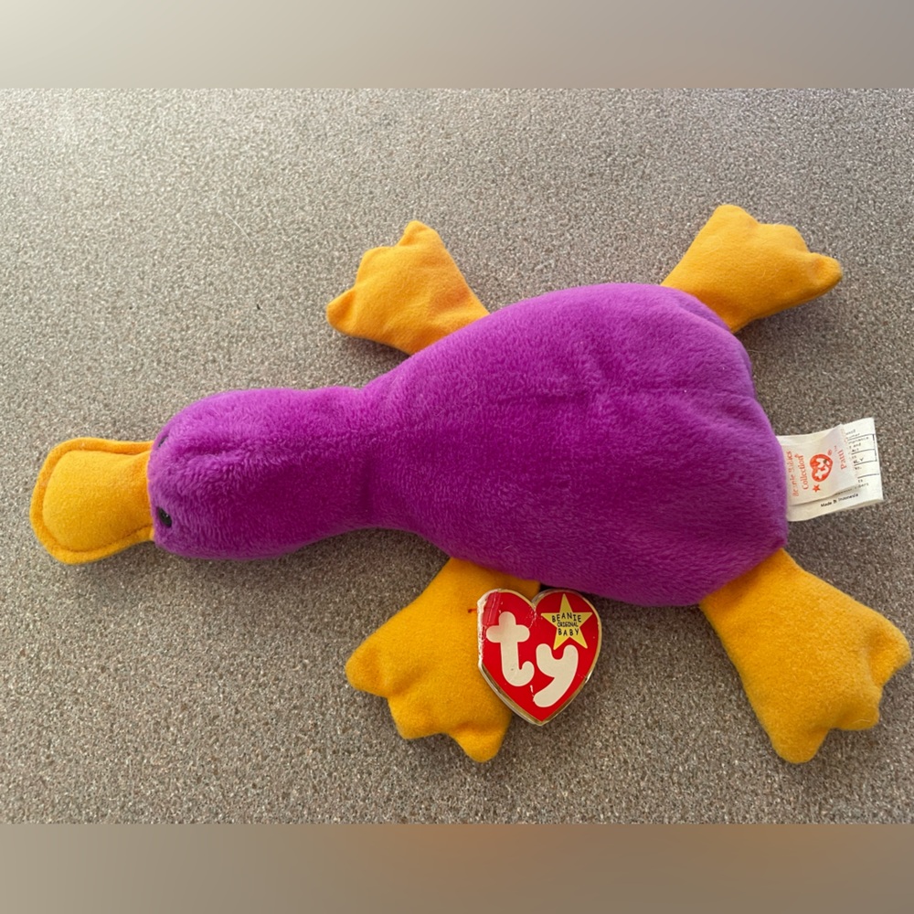 1993 Patti Platypus Ty beanie baby with tag